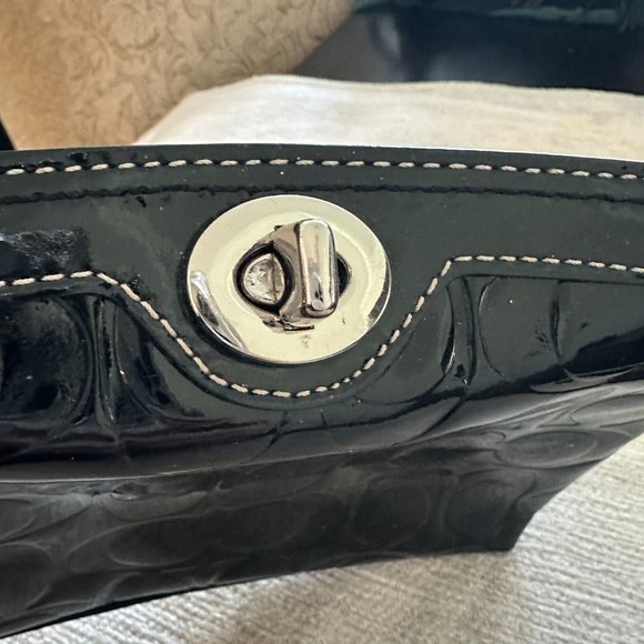 Coach Shiny Pleather Wristlet - Picture 3 of 5